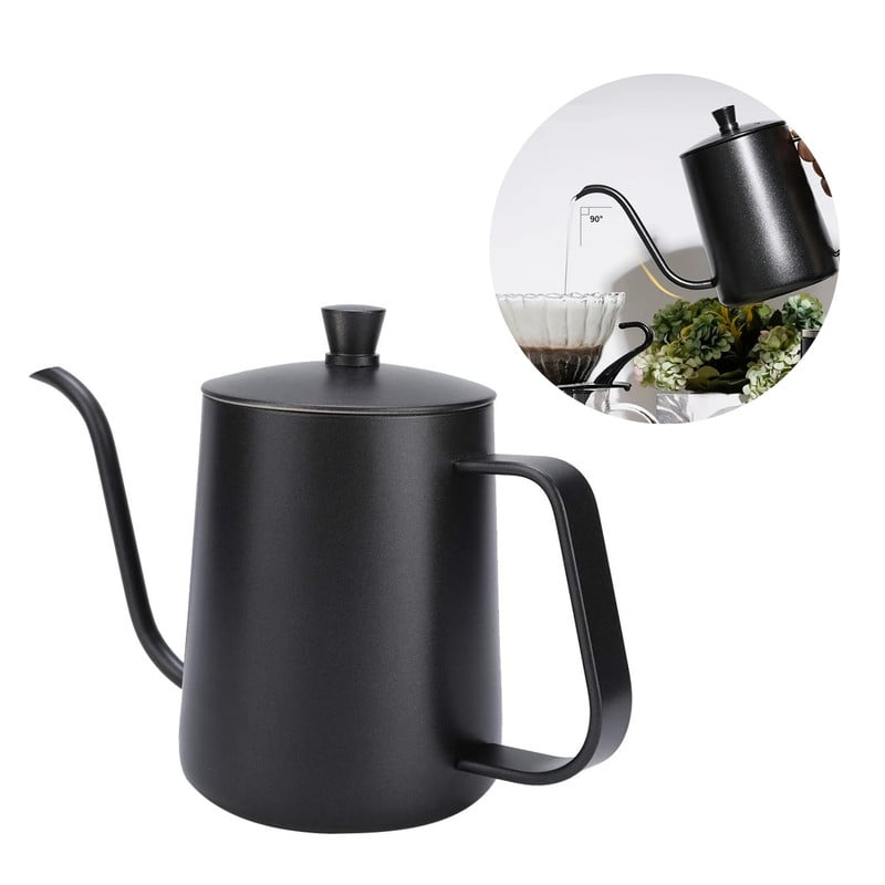JARRA CUELLO DE CISNE 580ML NEGRO, PARA CAFETERA POR GOTEO - 1