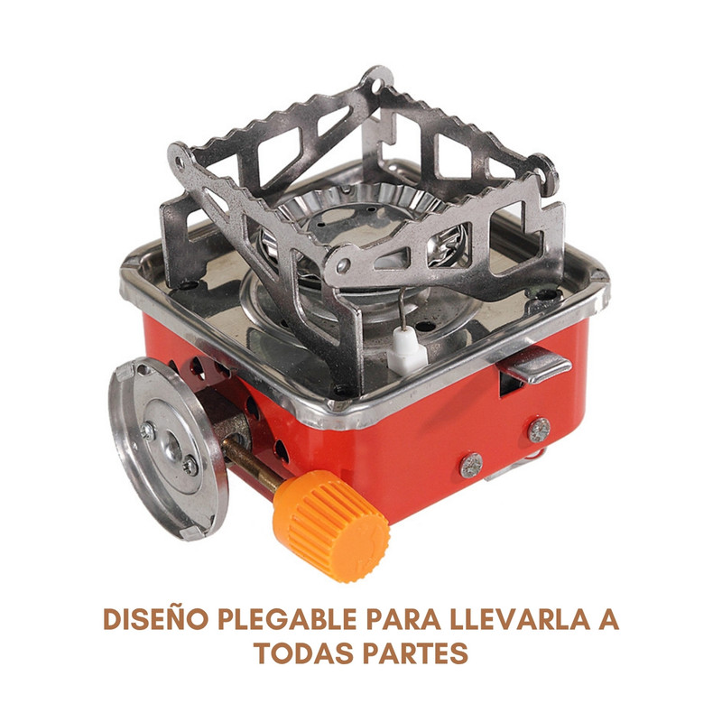 MINI COCINA PORTÁTIL A GAS IDEAL PARA CAMPING - 4