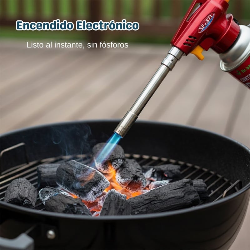 KIT DE SOPLETE FLAMEADOR DE COCINA + CARTUCHO DE GAS - 2