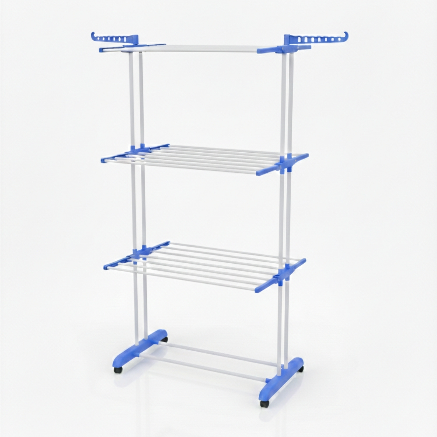 TENDEDERO PLEGABLE DE 3 NIVELES CON RUEDAS - 1