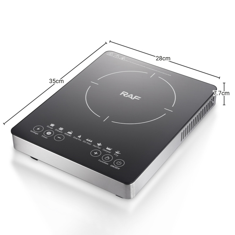 COCINA DE INDUCCIÓN RAF-8107 2200W PANEL TÁCTIL CON TEMPORIZADOR - 3