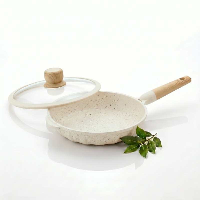SARTÉN ALEMANGRUNF 24CM CON REVESTIMIENTO MARMOLADO CREMA - 1
