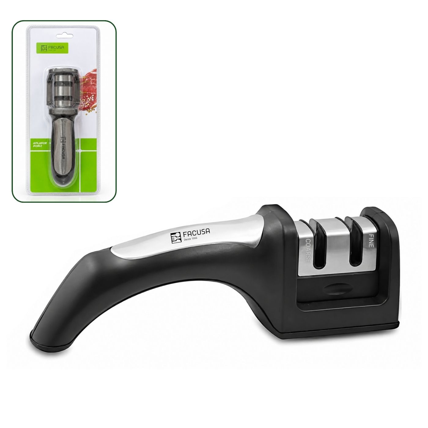 AFILADOR DE CUCHILLOS FACUSA PARA COCINA DIARIA - 1