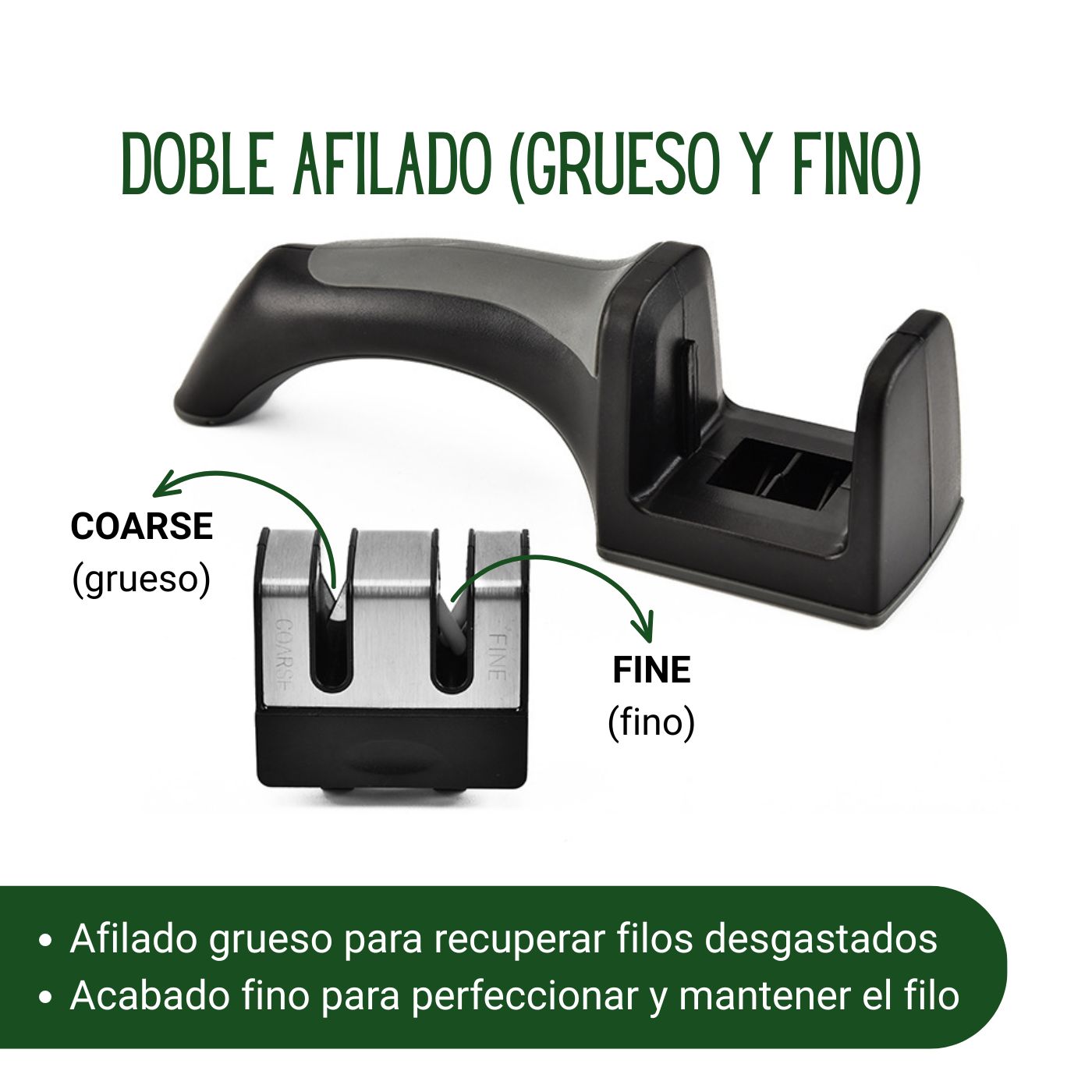 AFILADOR DE CUCHILLOS FACUSA PARA COCINA DIARIA - 4