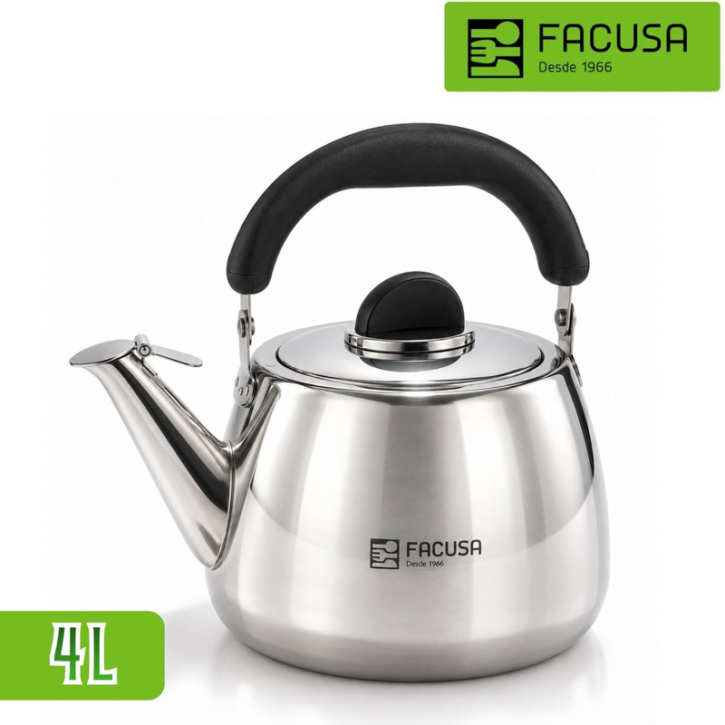 TETERA FACUSA LUNGO 4L DE ACERO INOXIDABLE - 1