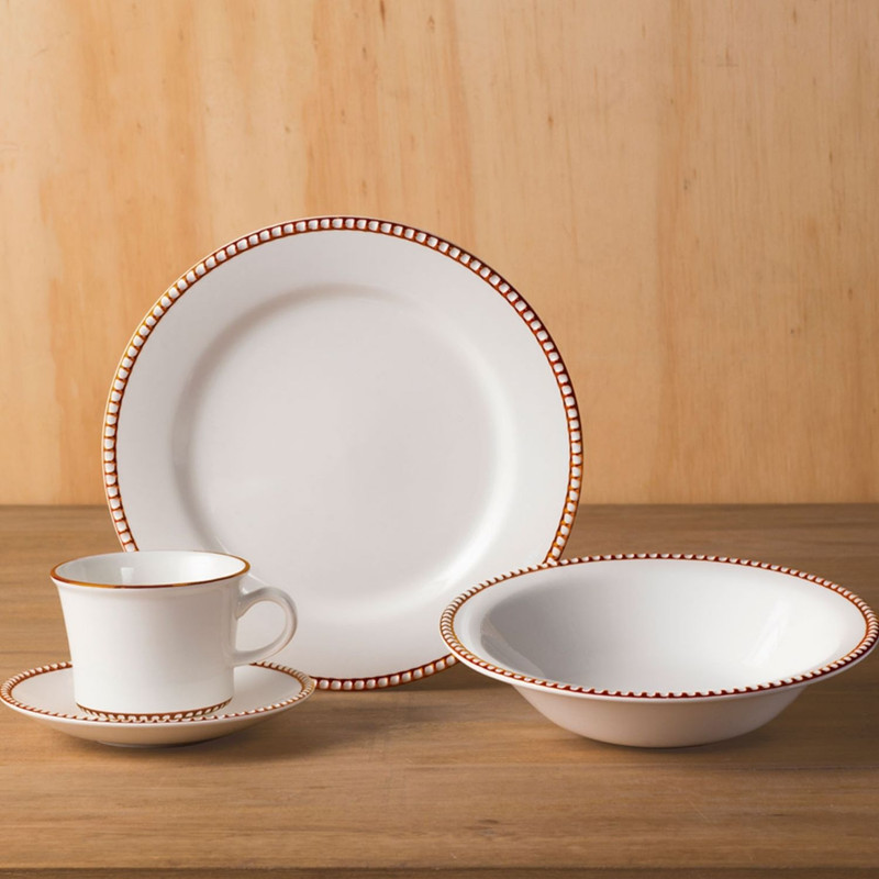 VAJILLA CORONA ARIANA 16 PIEZAS PARA 4 PERSONAS - 5
