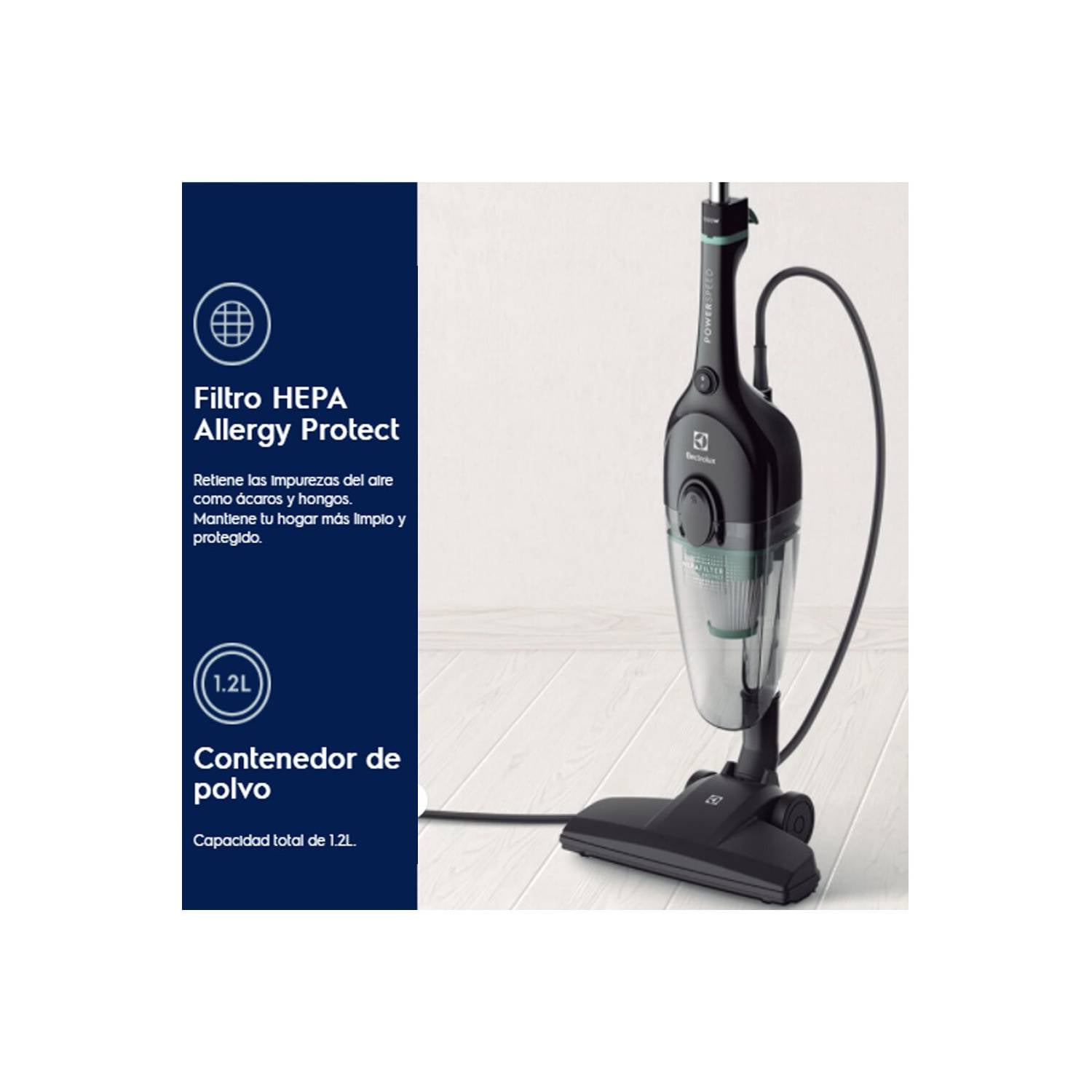 STK12 ASPIRADORA VERTICAL POWERSPEED 1000W NEGRO - 2
