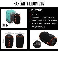 PARLANTE INALÁMBRICO LIDIMI LD-S702 20W – AUDIO NÍTIDO Y CONECTIVIDAD BT - 5