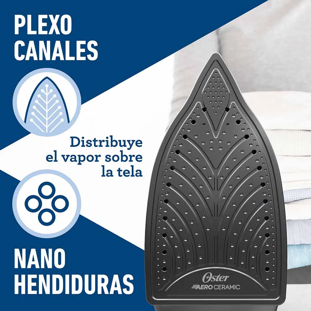 PLANCHA DE ROPA OSTER MODELO GCSTBS6051 053 | VAPOR CONTINUO Y DISEÑO LIVIANO - 6