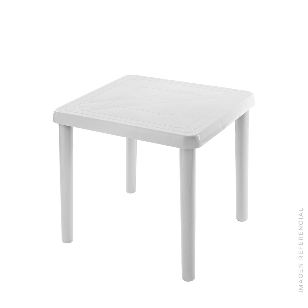 MESA TERRA BLANCA 71.5CM DF031335 – ESTRUCTURA RESISTENTE Y FÁCIL DE LIMPIAR - 1