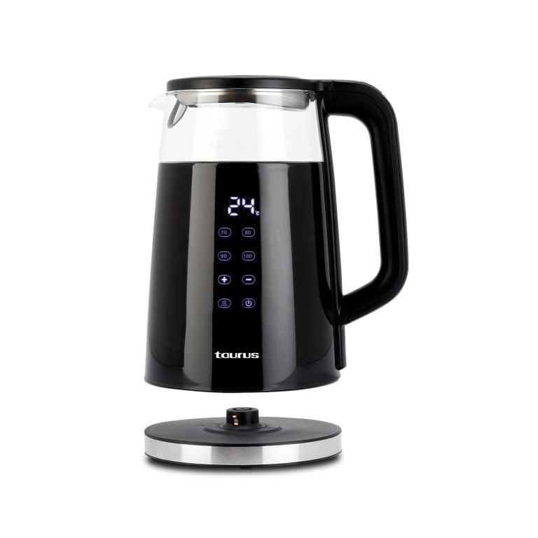 TAURUS NEOGLASS HERVIDOR DE AGUA DIGITAL 1.7 L CON BASE 360° Y APAGADO AUTOMÁTICO - 2