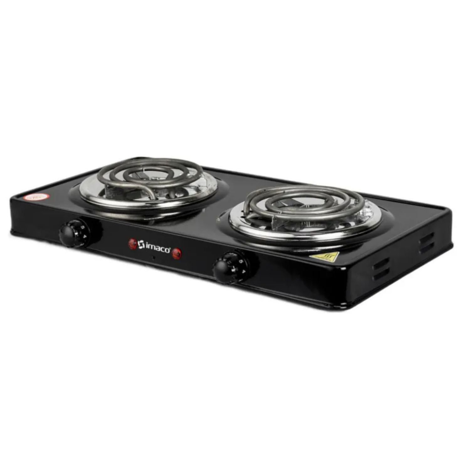 COCINA ELECTRICA IMACO HP1400 DOS HORNILLAS COLOR NEGRO - 2