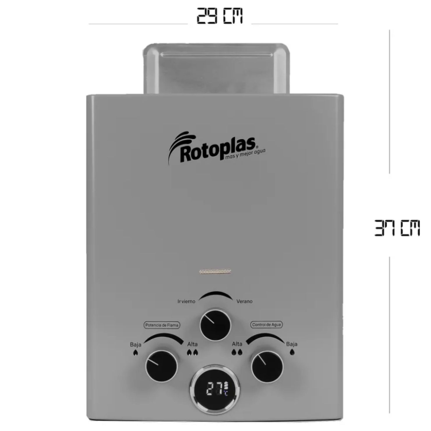 TERMA GAS ROTOPLAS MULTIFLOW 7 LITROS GN USO DOMESTICO - 2