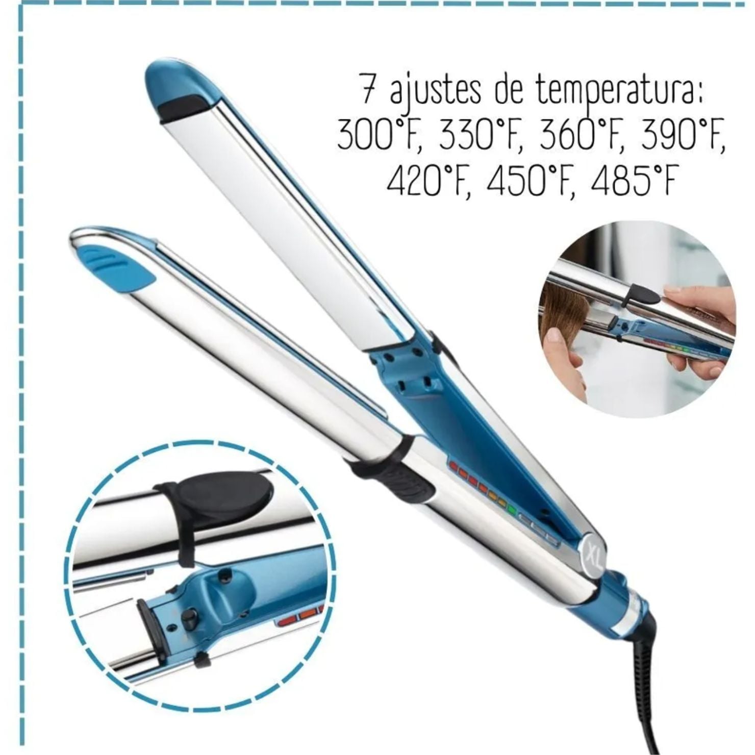 PLANCHA ALISADORA BABYLISS PRO BNT9000TXLPE OPTIMA 9000 XL PROFESIONAL - 3