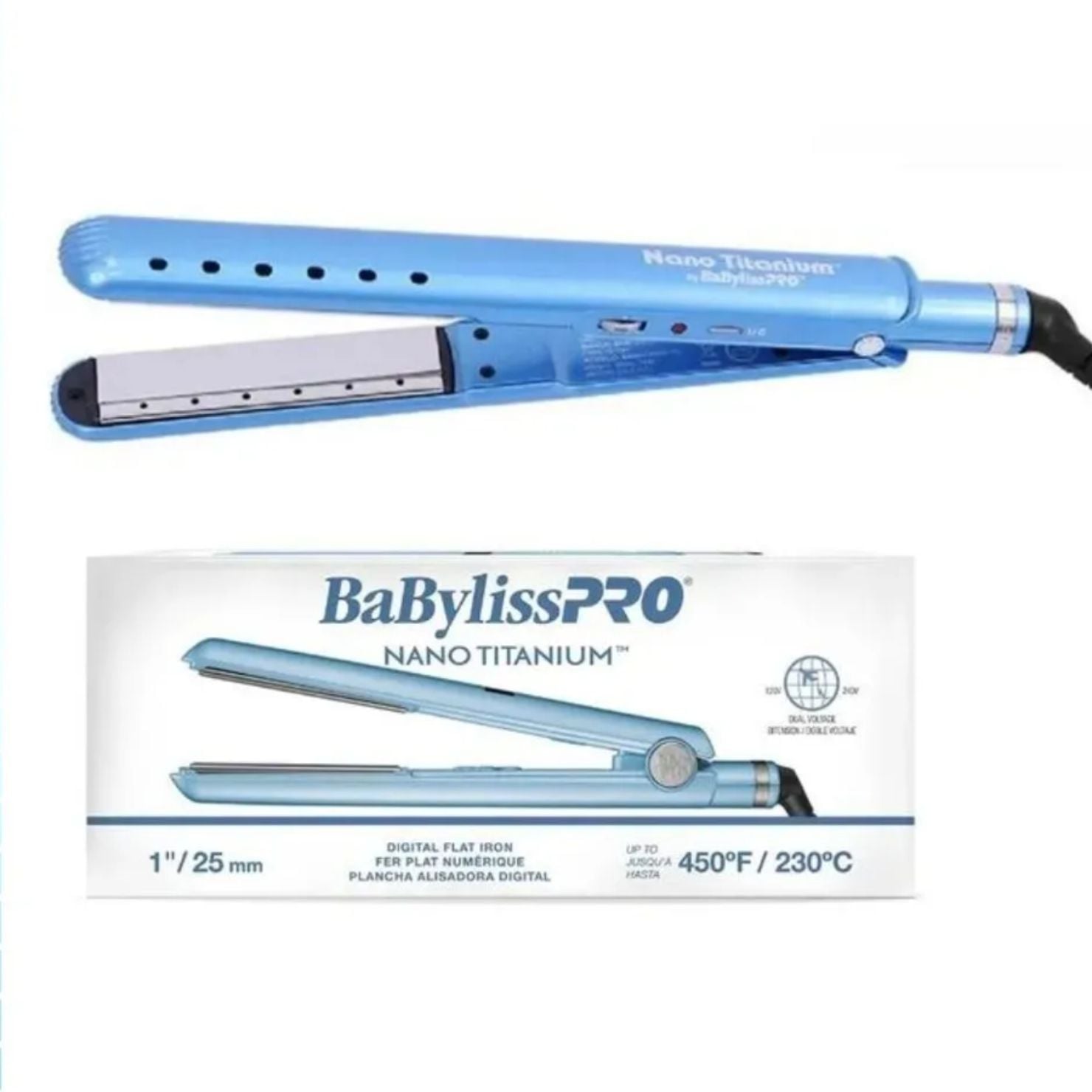 PLANCHA ALISADORA BABYLISS PRO BABNT9564TPE NANO TITANIUM PROFESIONAL - 2