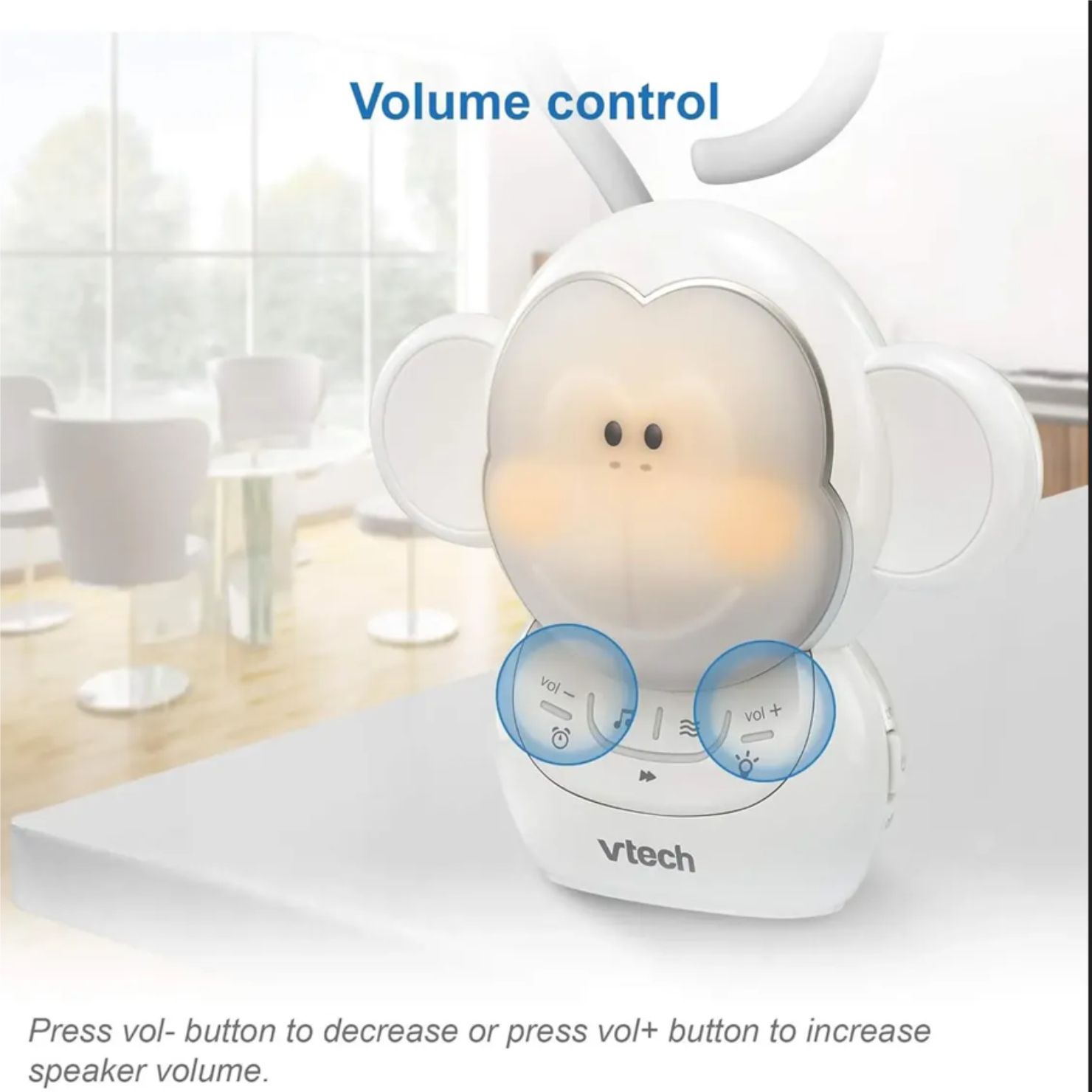 PARLANTE VTECH BC8211 PARA BEBÉ CON LUZ SUAVE Y SONIDOS RELAJANTES - 2