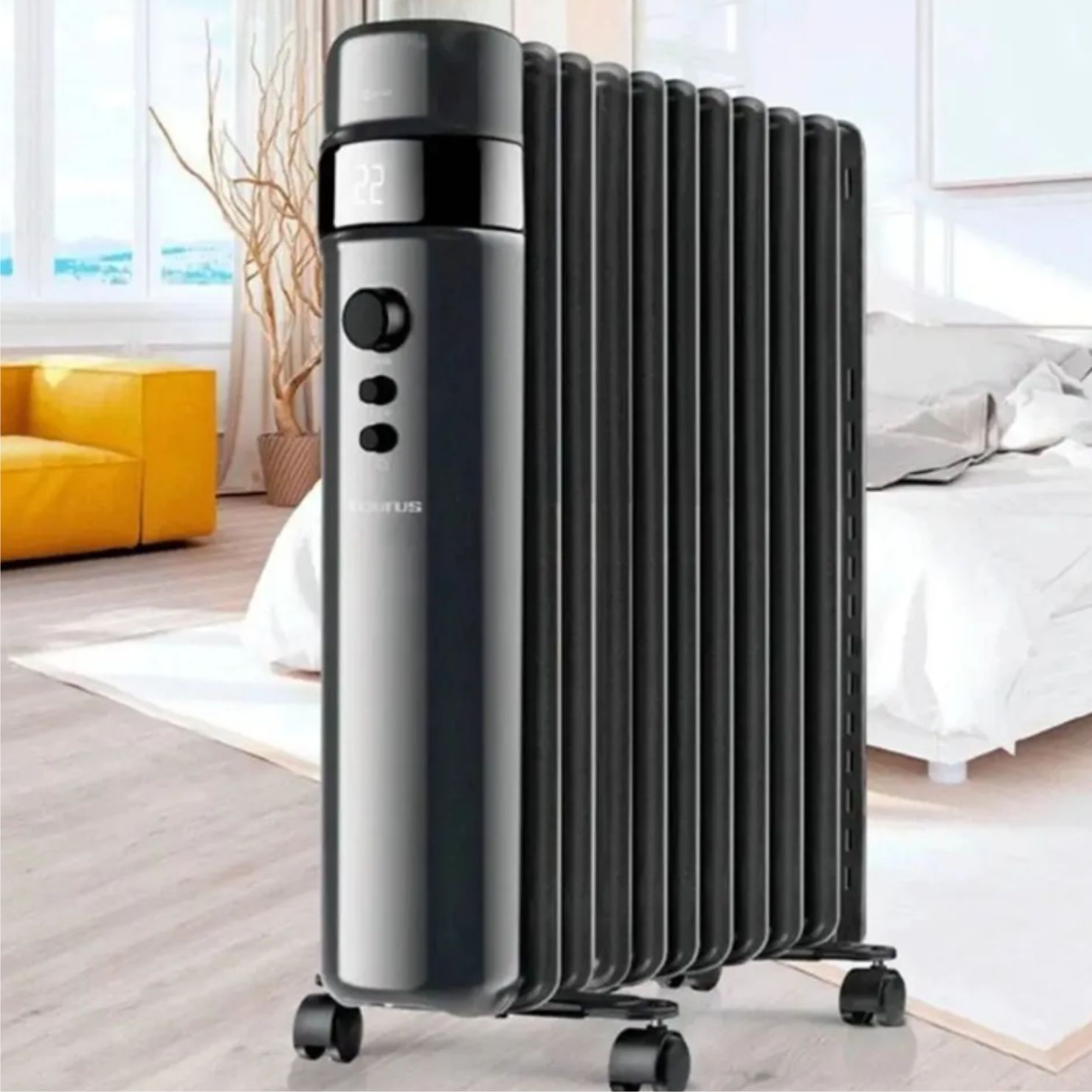 RADIADOR DE ACEITE TAURUS AGADIR 2500W CONNECT CON WIFI Y TEMPORIZADOR - 2