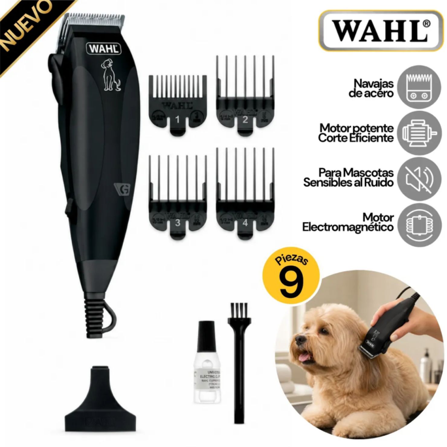 CORTADORA PARA MASCOTAS WAHL KIT DE CORTE 09653-718 - 4