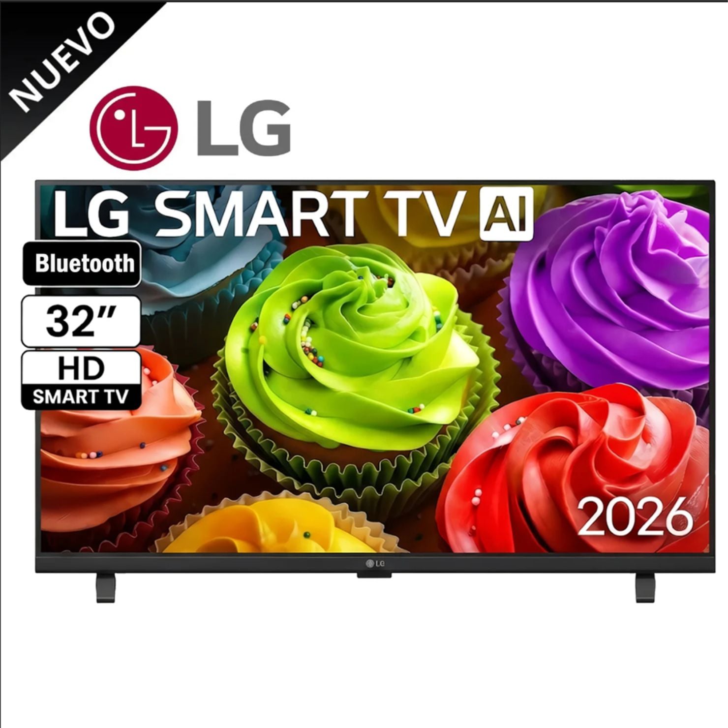 TELEVISOR SMART TV LG 32 PULGADAS 32LB650BPSA HD WEBOS AI THINQ - 1