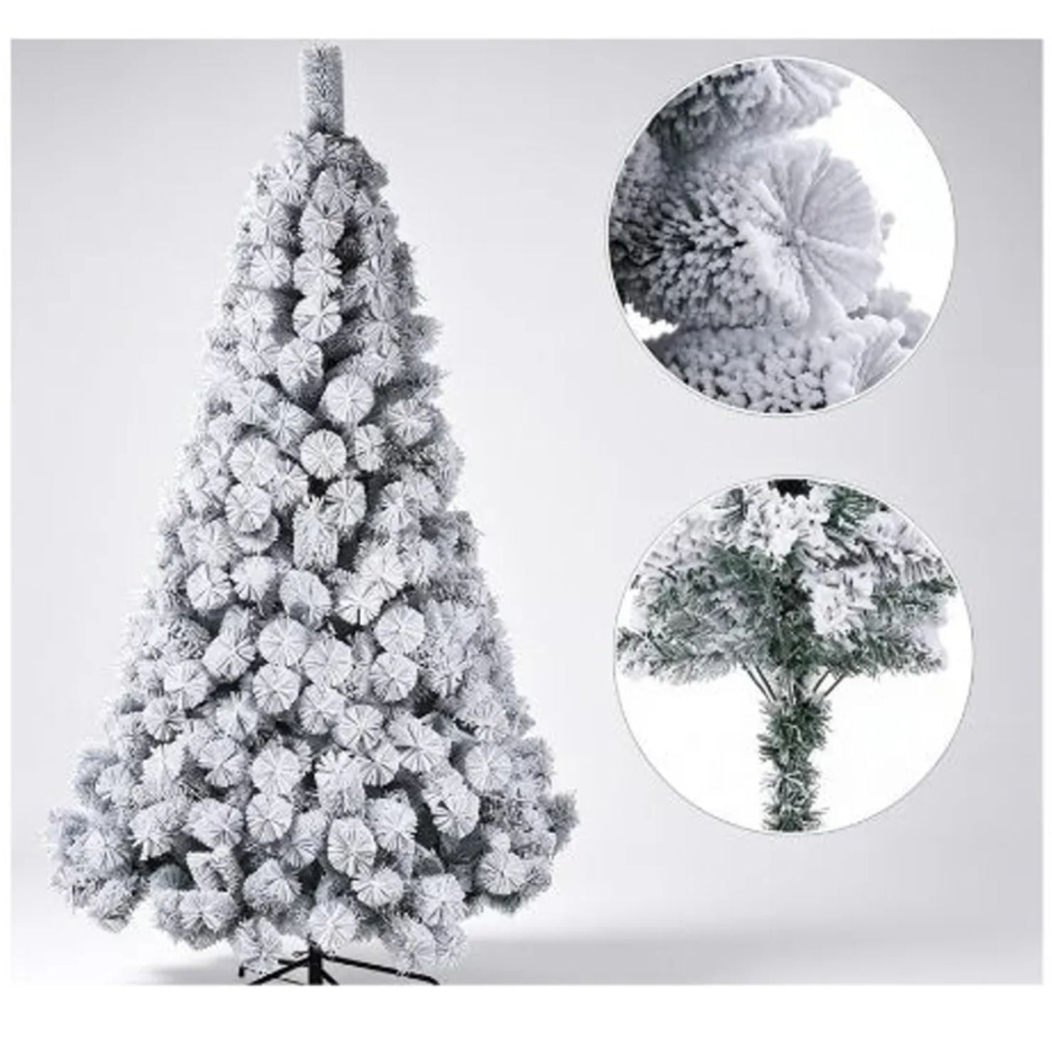 ÁRBOL DECORATIVO NEVADO 2.10 METROS NR21O - 5