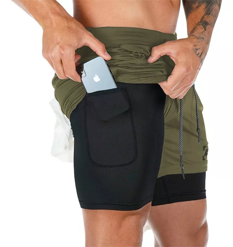 SHORT HOMBRE ASRV GYM DEPORTIVO ASRU - 1