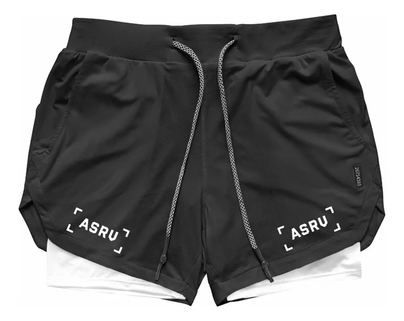 SHORT HOMBRE ASRV GYM DEPORTIVO ASRU - 1