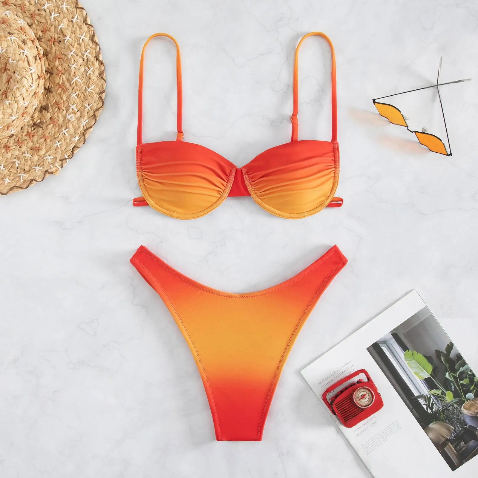 BIKINI PUSH UP MUJER SUNSET TIRANTES AJUSTABLES - 2