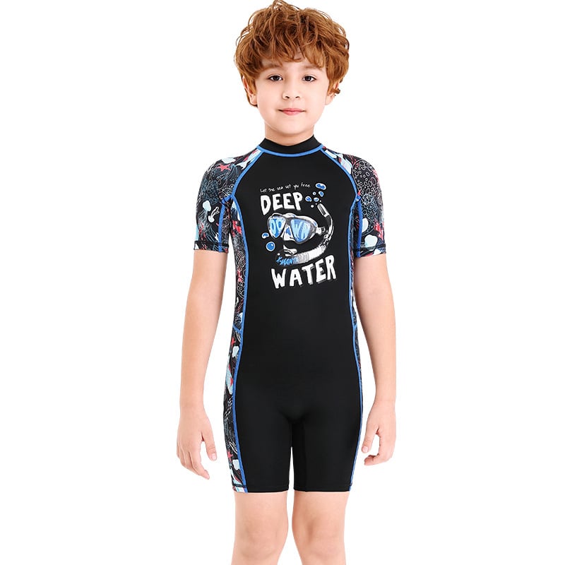 TRAJE NATACION NIÑOS CORTE SHORT PISCINA DIVE Y SAIL - 1