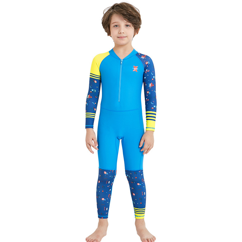 ROPA DE BAÑO IMPORTADO NIÑOS ENTERIZO NATACION PISCINA DIVE Y SAIL - 1