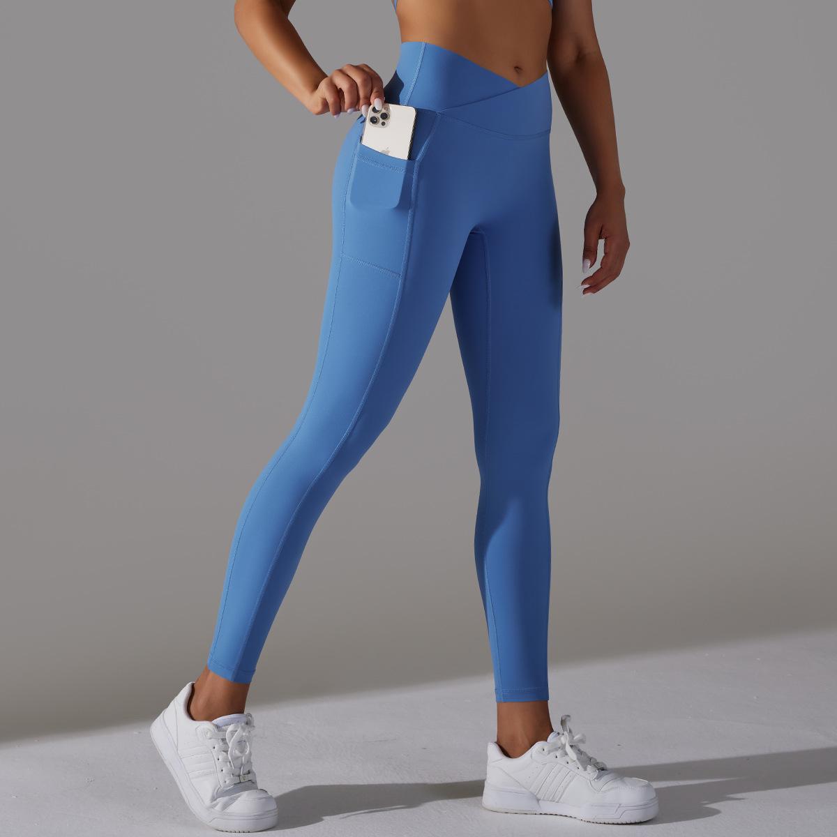 LEGGING MUJER LE029 DEPORTIVOS CON BOLSILLO ENTRENAMIENTO FIT - 1