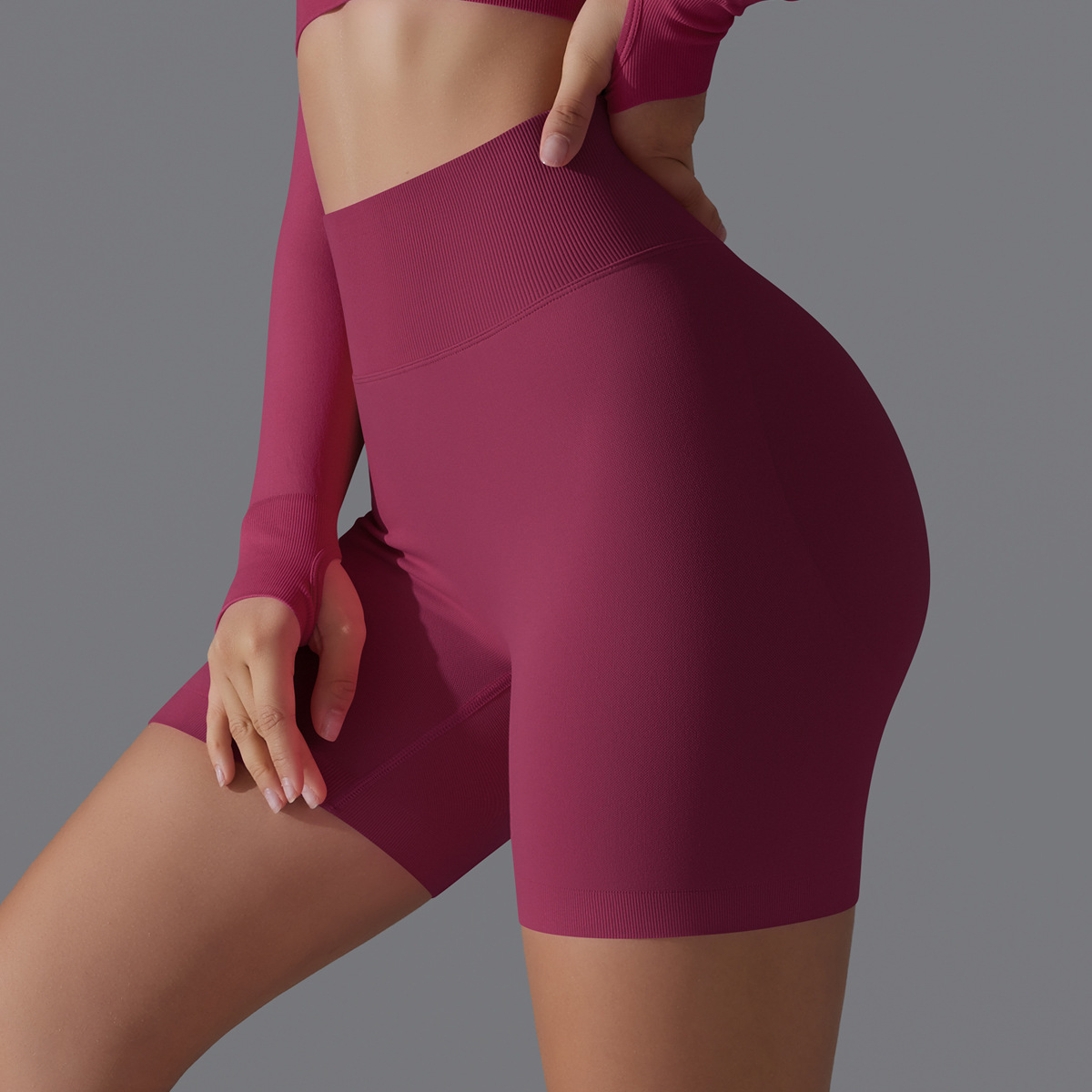 SHORT DEPORTIVO PARA DAMA CON PUSH UP ENTRENAMIENTO - 2