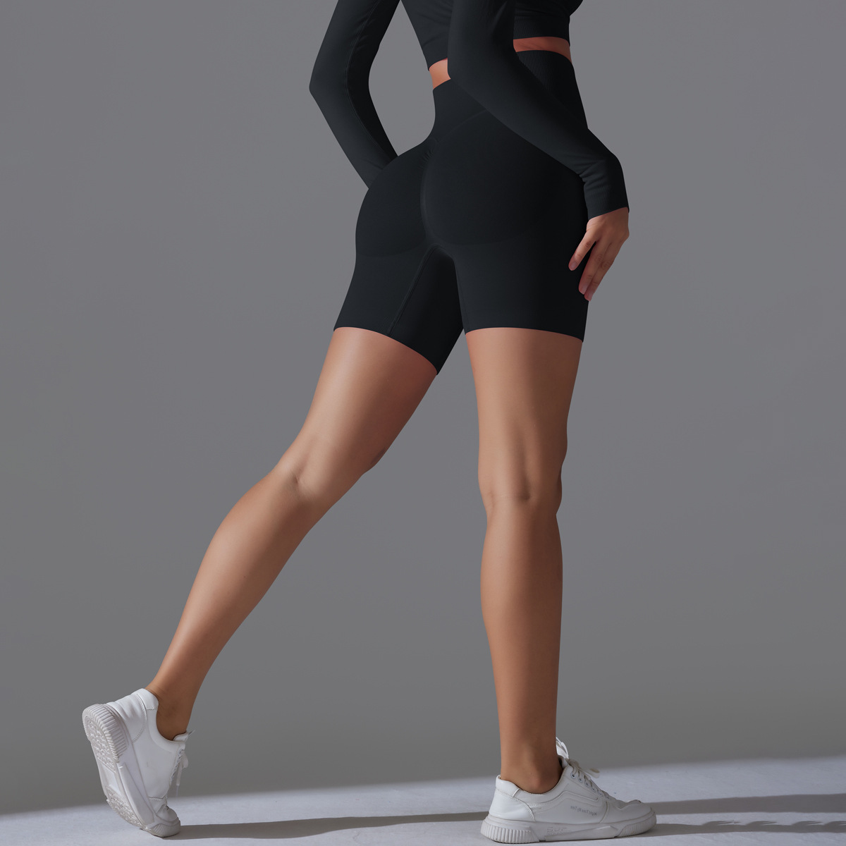 SHORT DEPORTIVO PARA DAMA CON PUSH UP ENTRENAMIENTO - 3