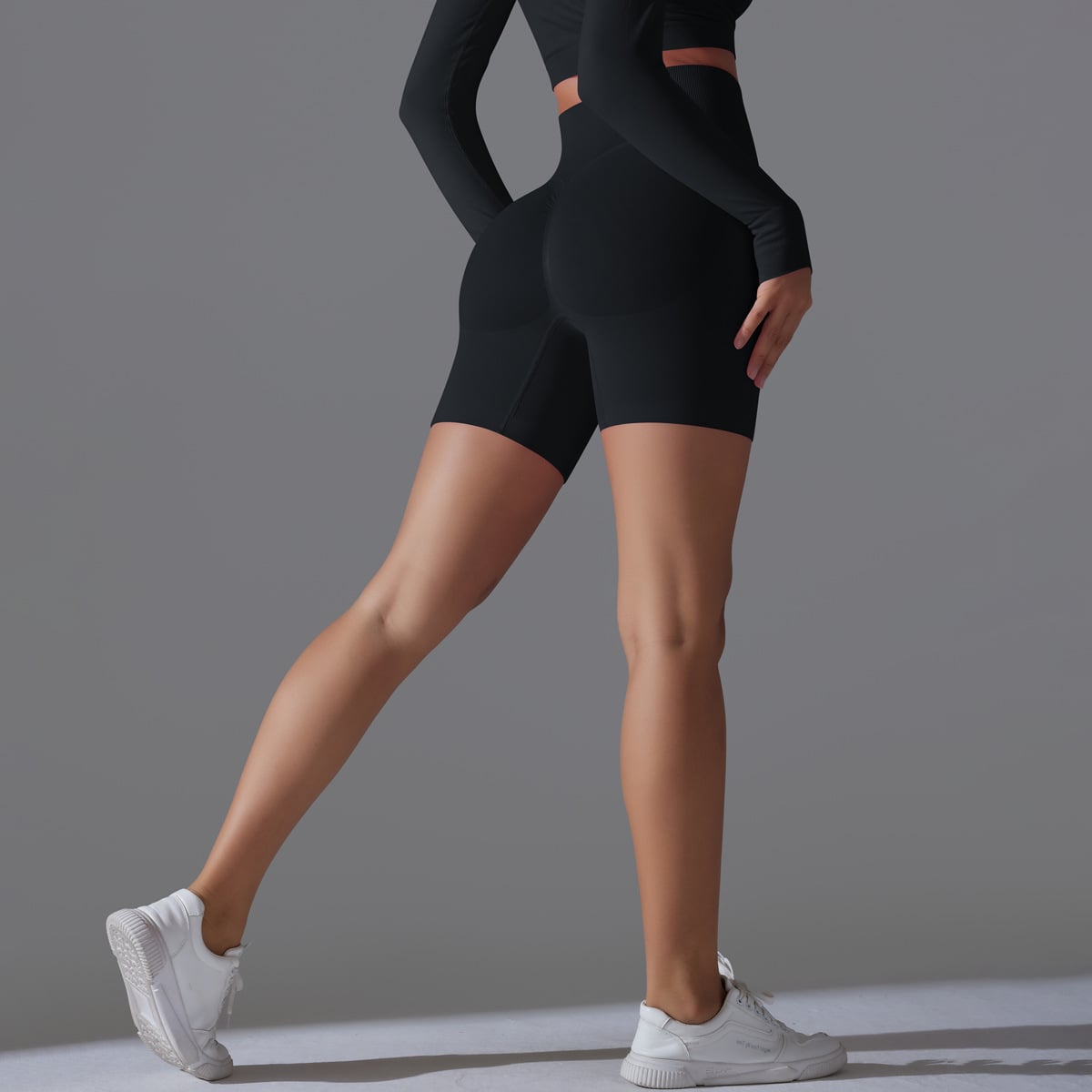 SHORT DEPORTIVO PARA DAMA CON PUSH UP ENTRENAMIENTO - 3