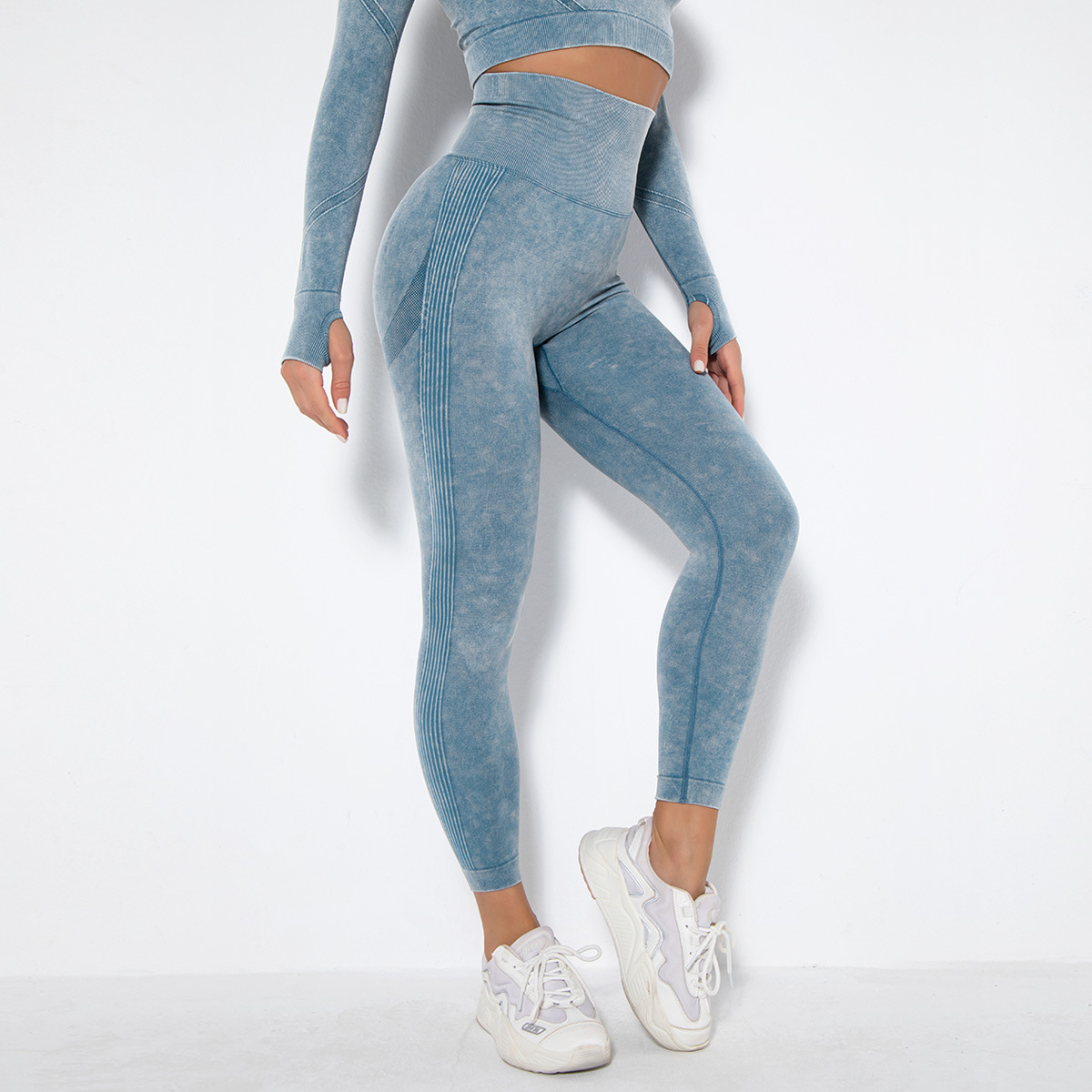 LEGGINS DEPORTIVOS TYE DYE CON PUSH UP - 2
