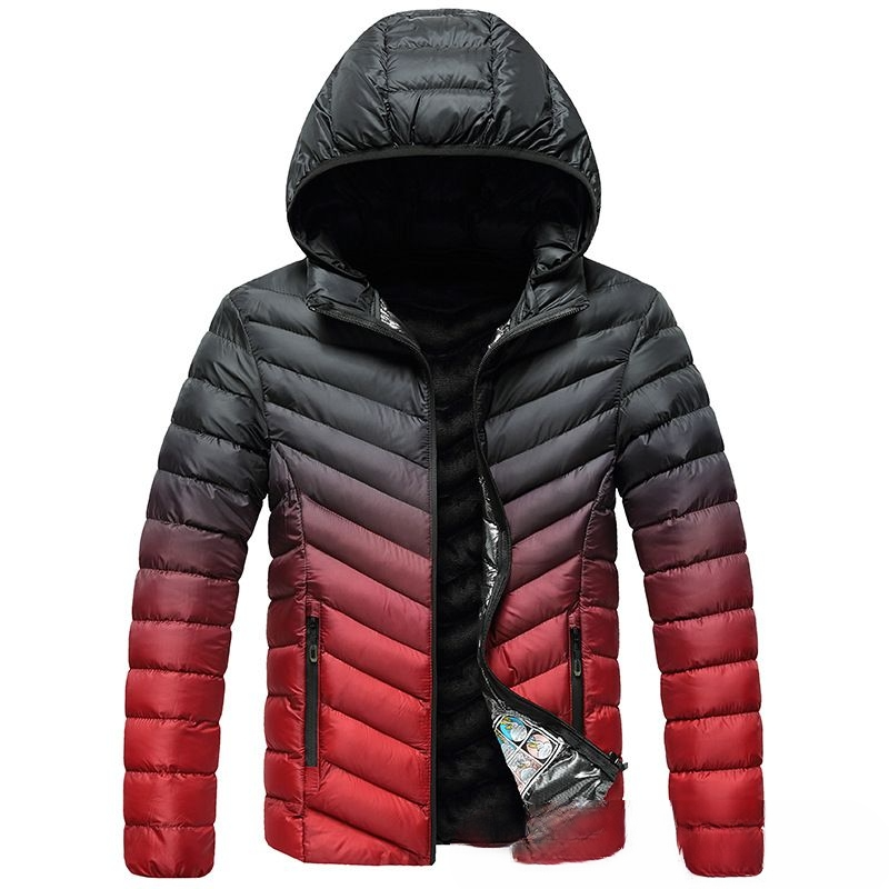 CASACA IMPERMEABLE PARA HOMBRE SLIMFIT BICOLOR - 1