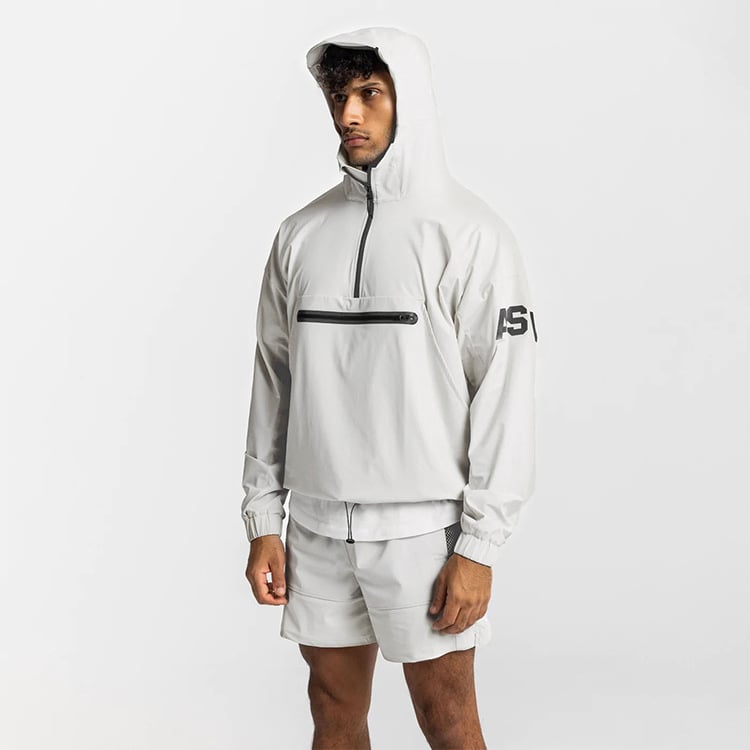 CASACA CORTAVIENTO ASRV IMPERMEABLE CON CAPUCHA - 1
