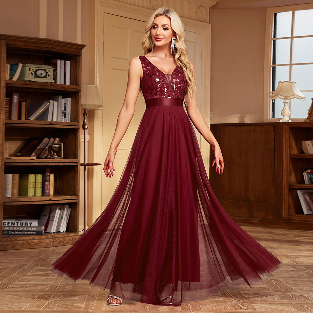 VESTIDO LARGO PARA FIESTA PROMOCION MATRIMONIO PARA MUJER - 2