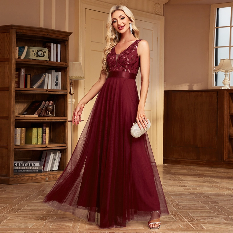 VESTIDO LARGO PARA FIESTA PROMOCION MATRIMONIO PARA MUJER - 3