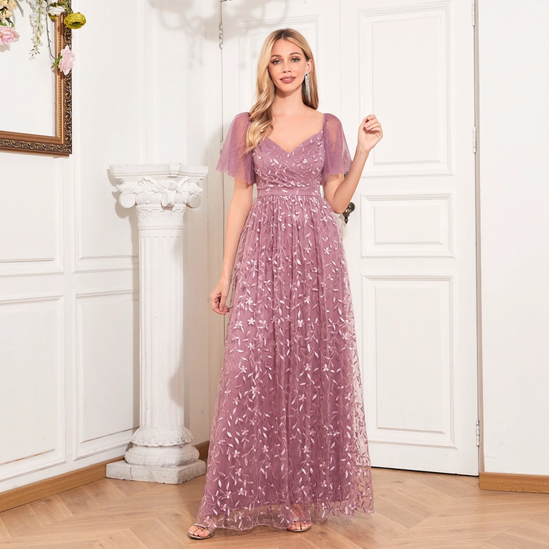 VESTIDO PARA CEREMONIAS BODAS PARA DAMA DE GRAN CALIDAD - 1
