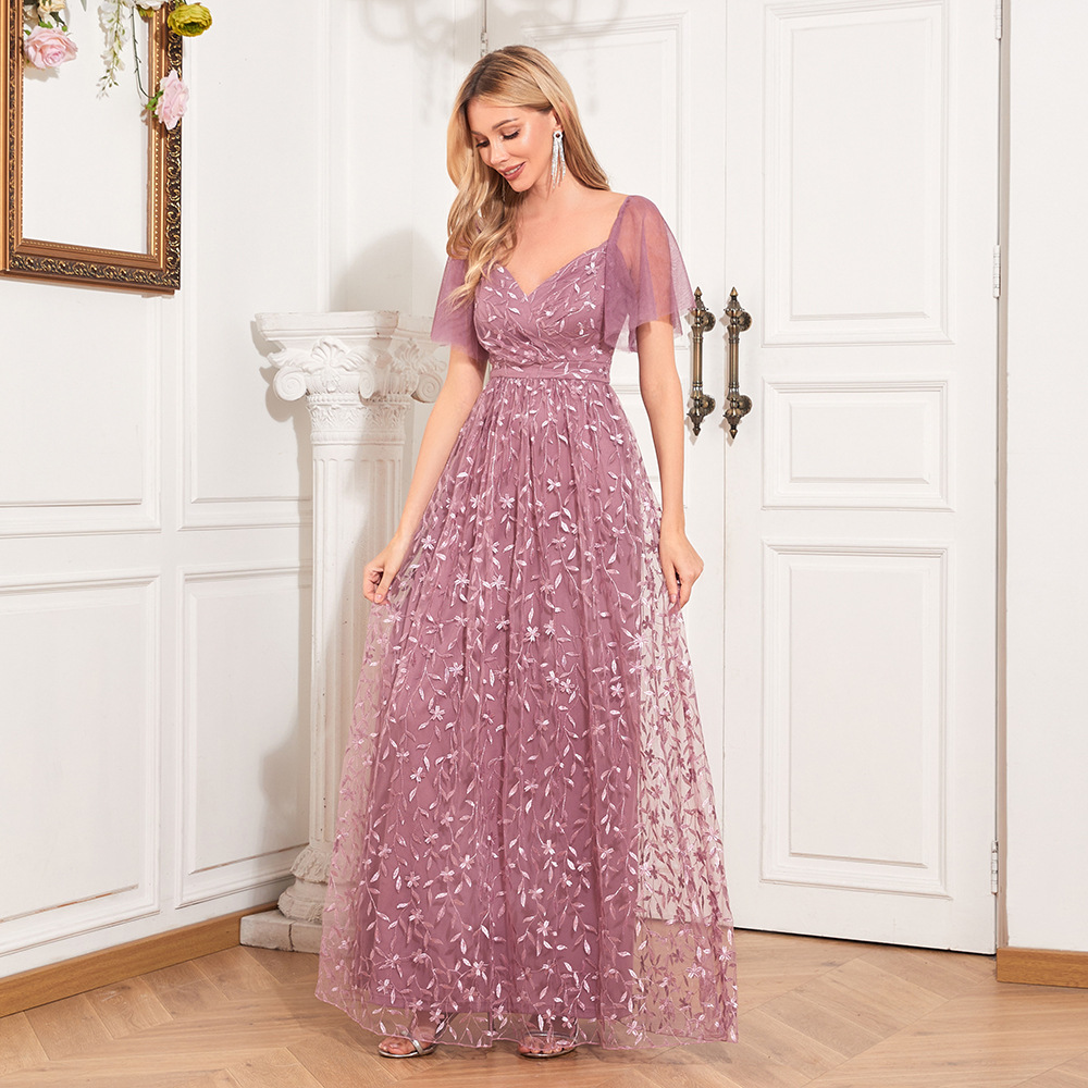 VESTIDO PARA CEREMONIAS BODAS PARA DAMA DE GRAN CALIDAD - 2