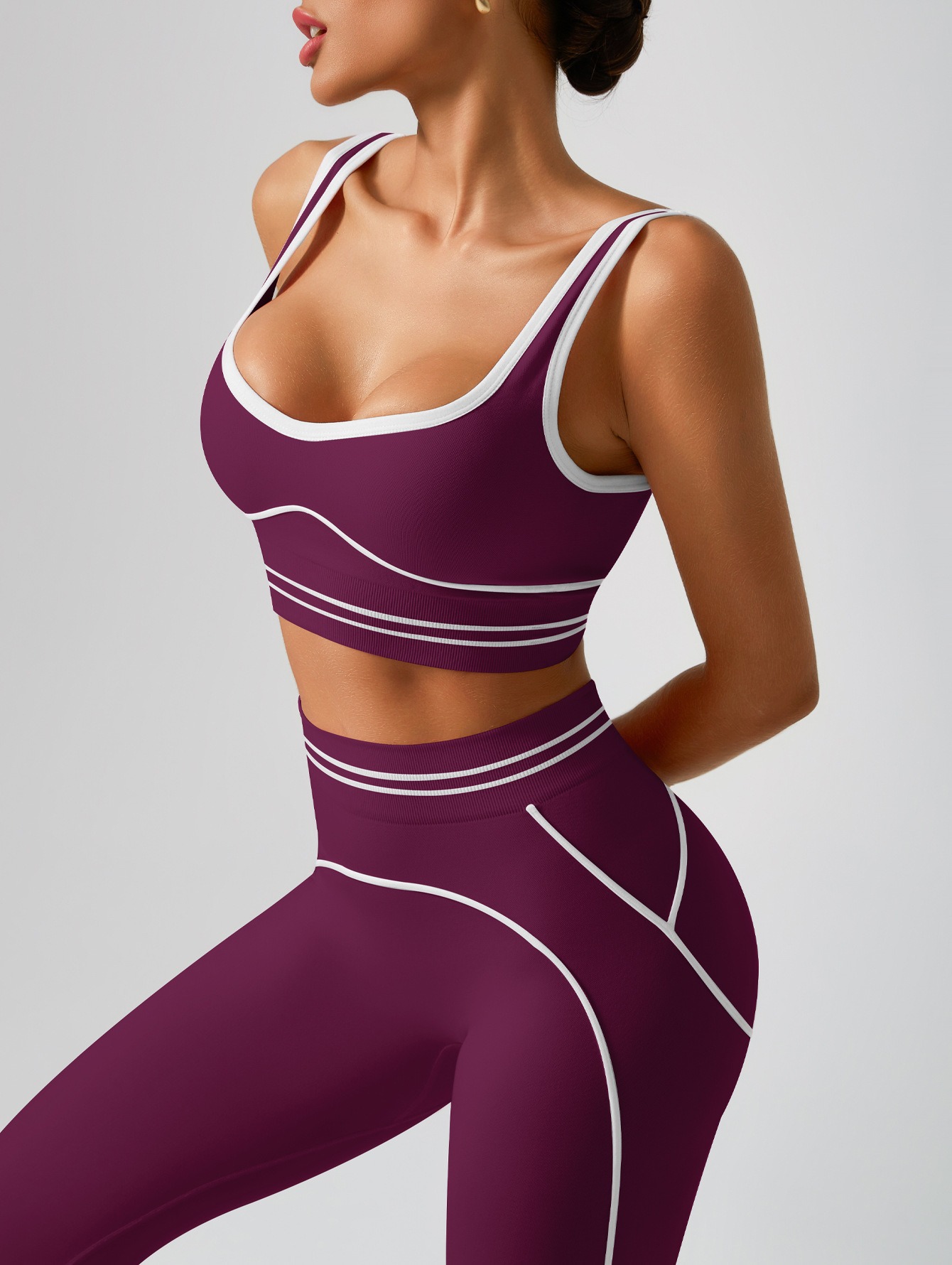 CONJUNTO DEPORTIVO PARA DAMA 2 PIEZAS ENTRENAMIENTO FIT - 1