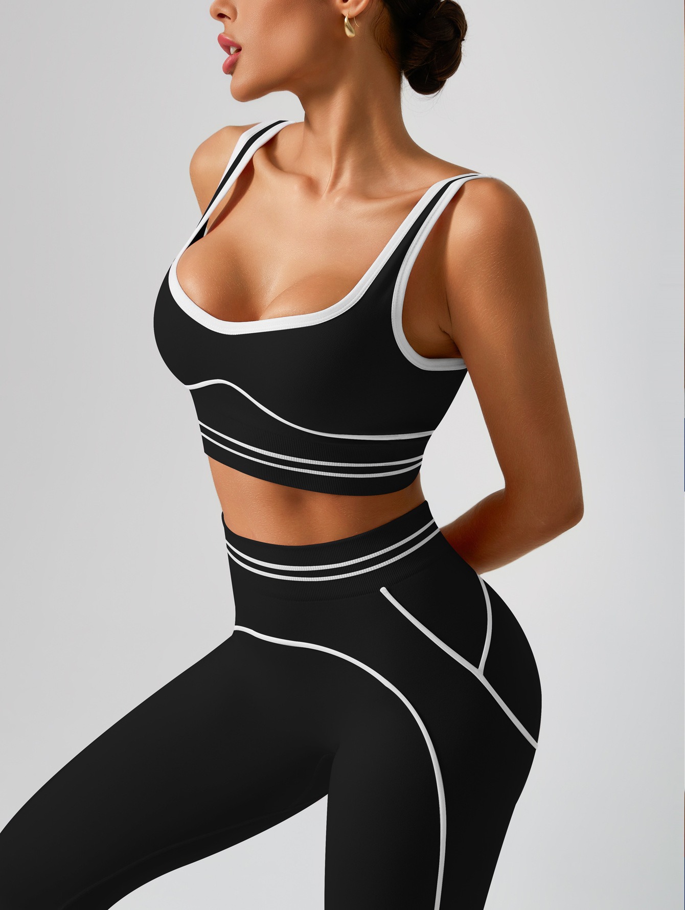 CONJUNTO DEPORTIVO PARA DAMA 2 PIEZAS ENTRENAMIENTO FIT - 1
