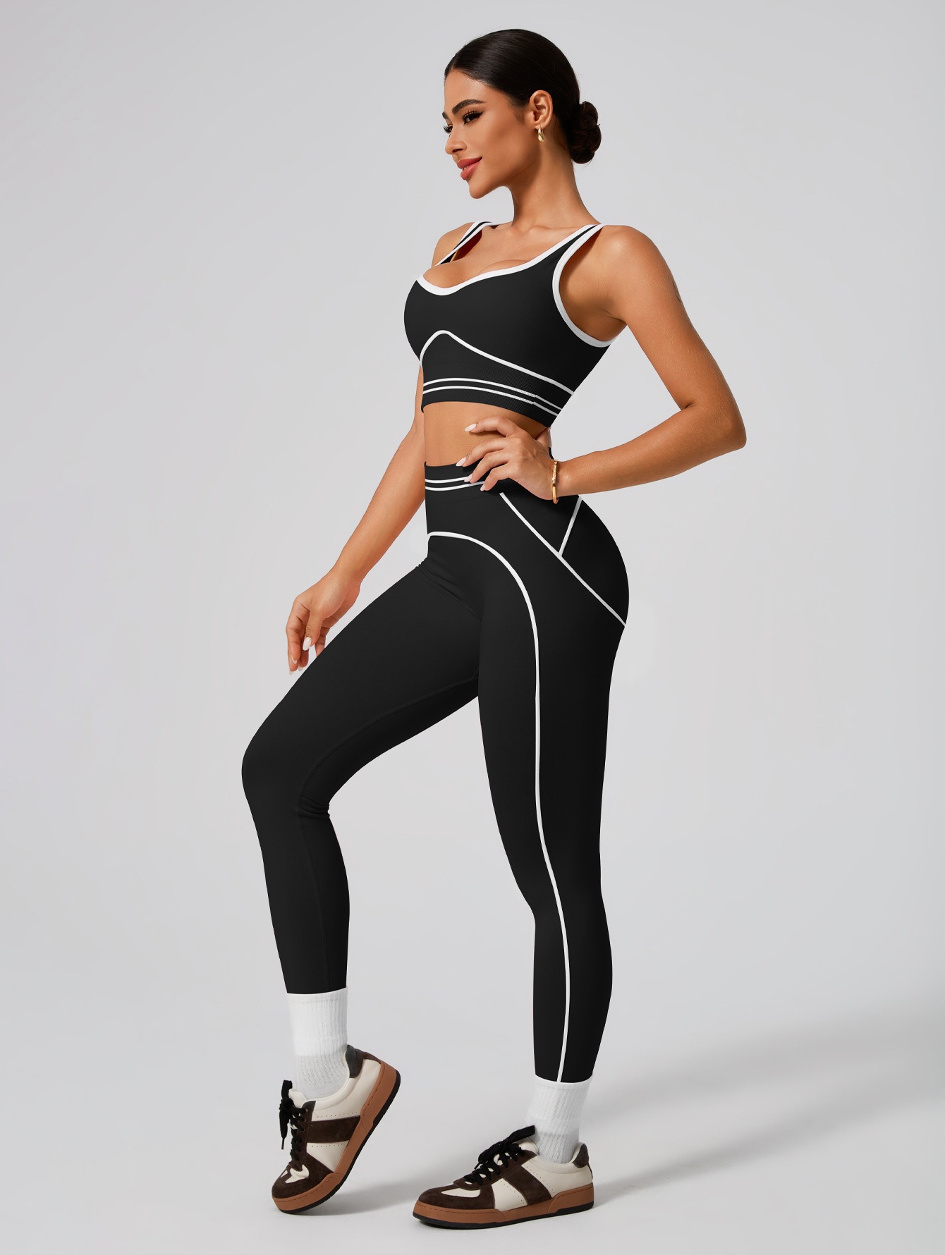 CONJUNTO DEPORTIVO PARA DAMA 2 PIEZAS ENTRENAMIENTO FIT - 2