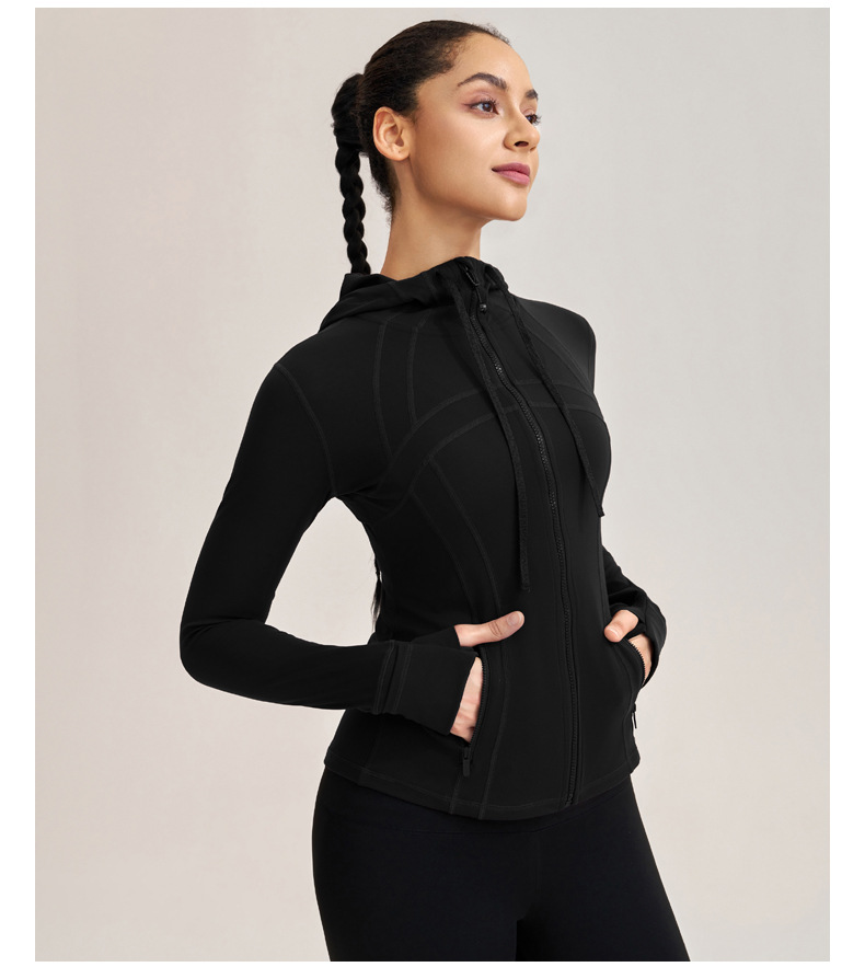 CASACA DEPORTIVA LULU LEMON VIRAL CAPUCHA PARA MUJER - 1