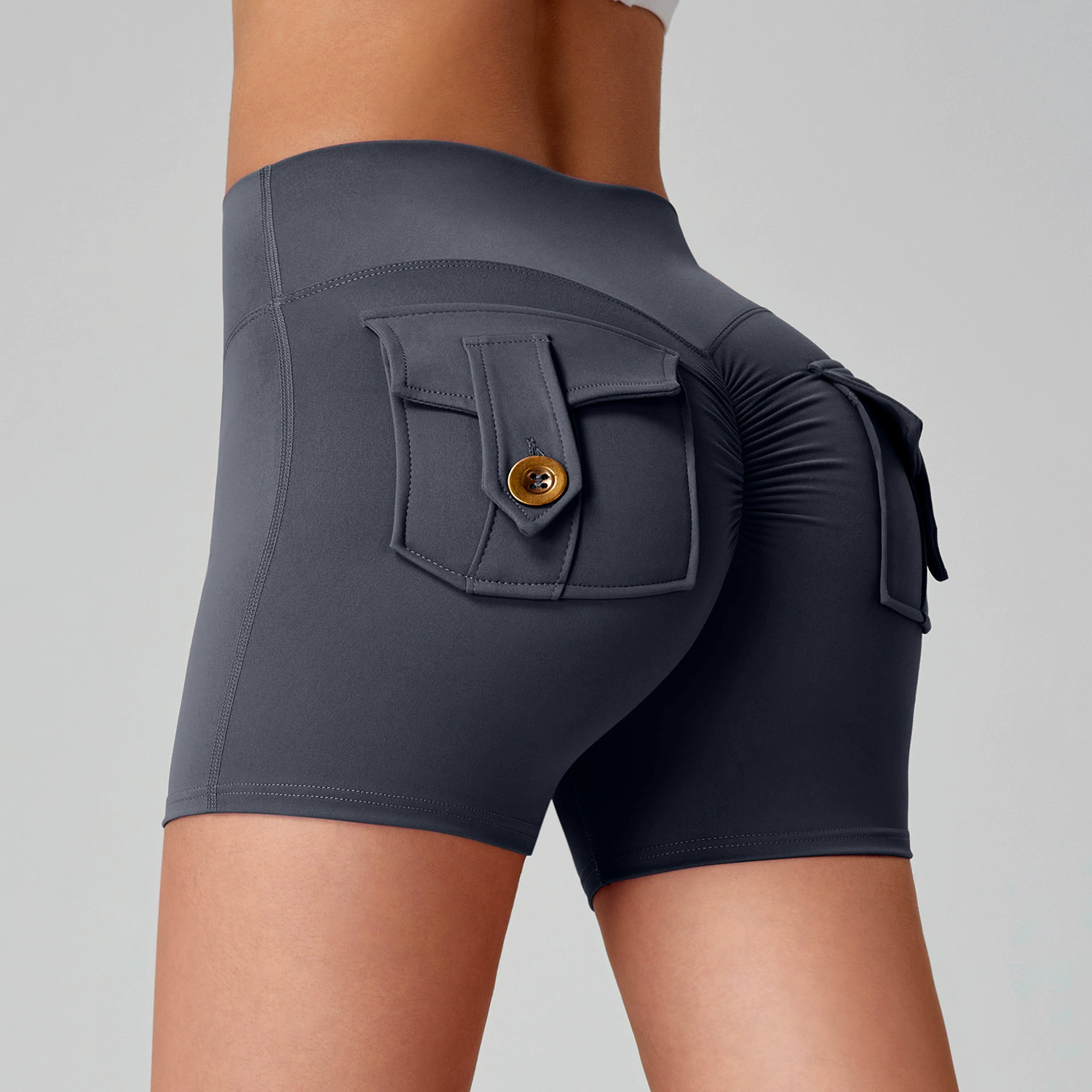 SHORT DEPORTIVO PARA DAMA ENTRANMIENTO CON BOLSILLOS - 1