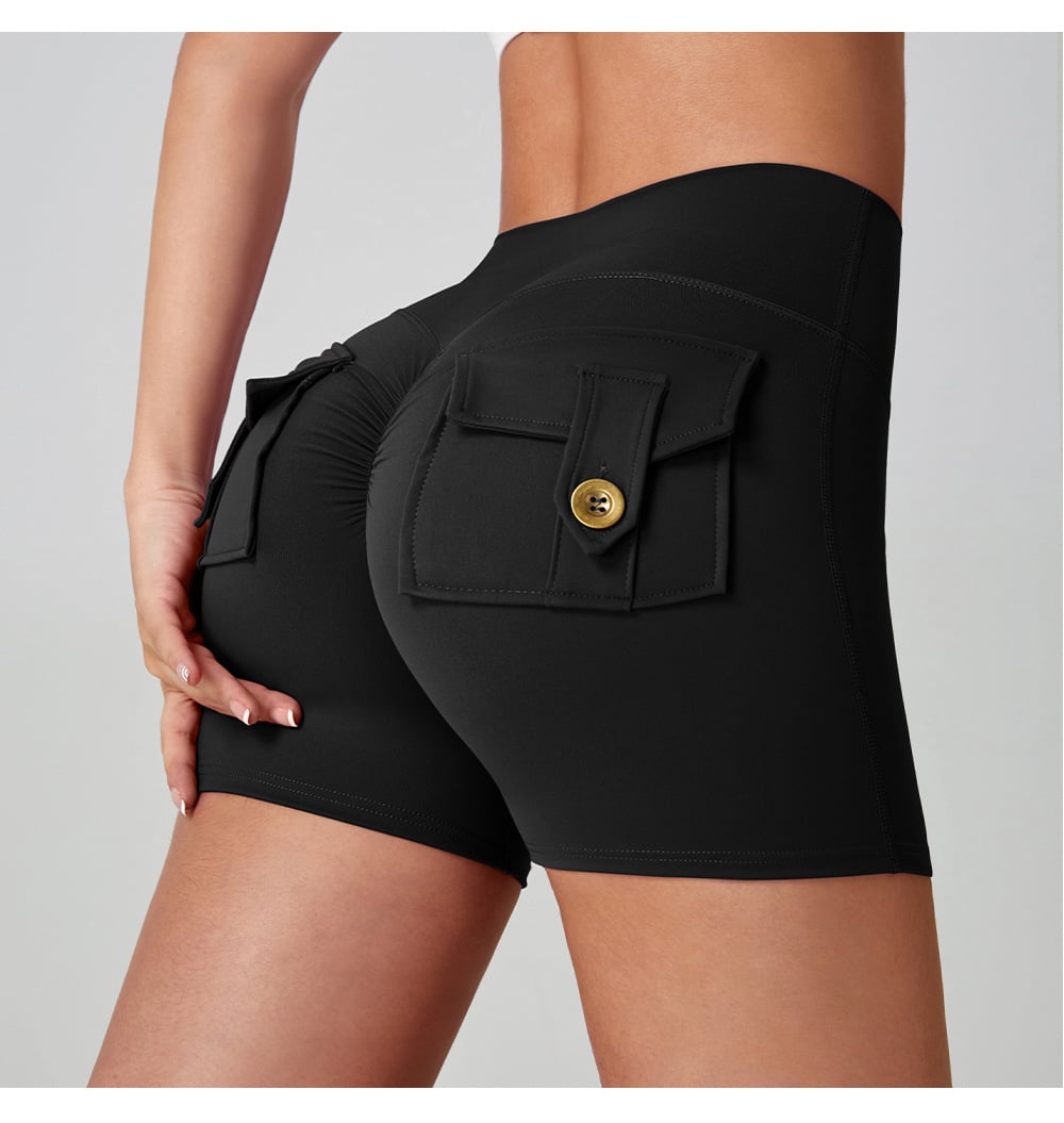 SHORT DEPORTIVO PARA DAMA ENTRANMIENTO CON BOLSILLOS - 1
