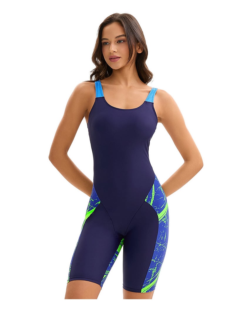 TRAJE DE NATACION OLIMICO PARA MUJER CORTE SHORT - 1