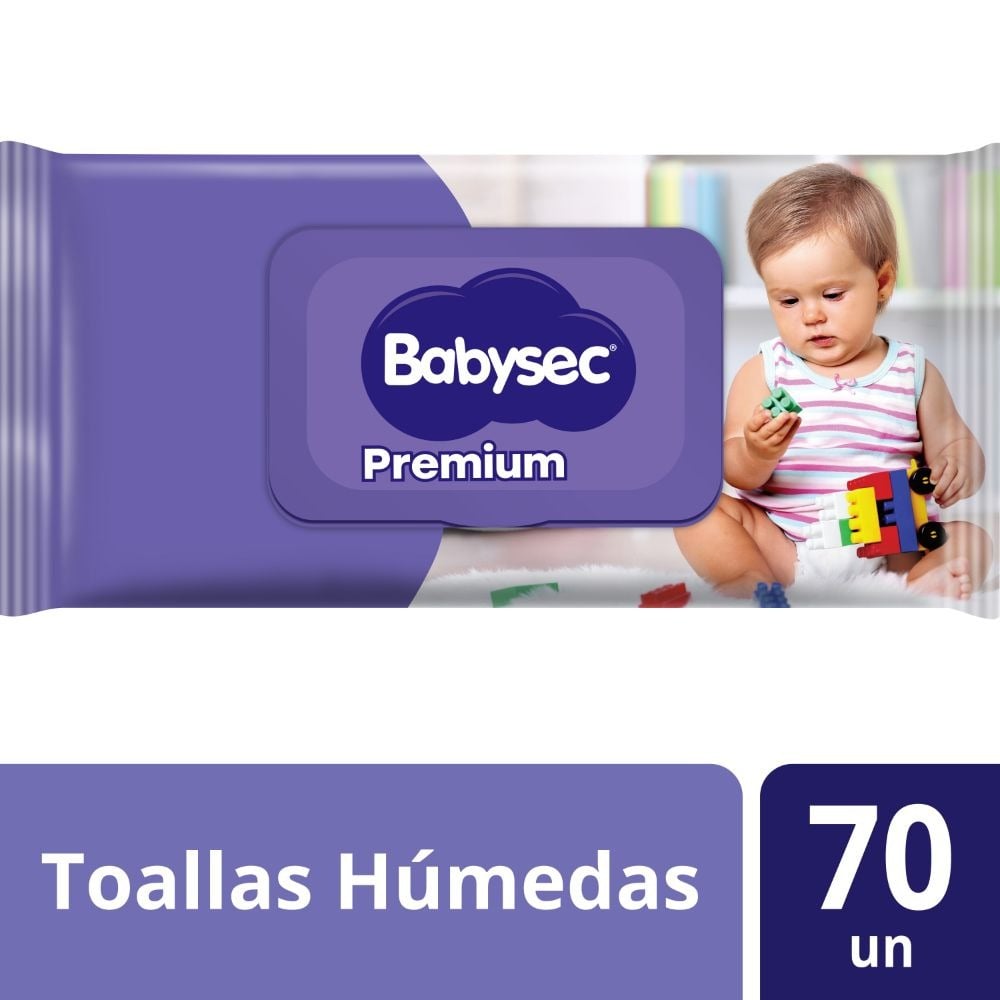 TOALLAS HÚMEDAS BABYSEC PREMIUM 70 UN - 1