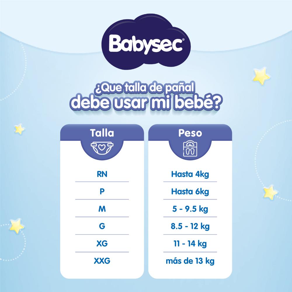 PACK 03 PAÑAL BABYSEC SUPER PREMIUM TALLA XG 42 UN - 3