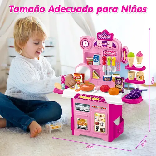 COCINA MINI ROSADA - 1